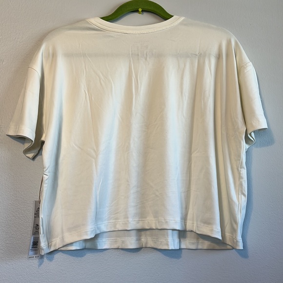 FINAL PRICE DROP ⬇️ Rae Dunn | “Top Knots & Squats” Cropped T-Shirt - Picture 6 of 8